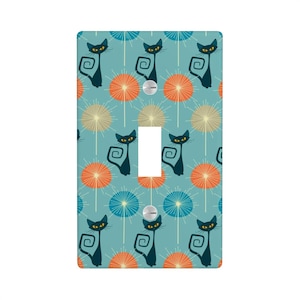 Retro Light Switch Cover- MCM switch cover, Atomic switch plate covers