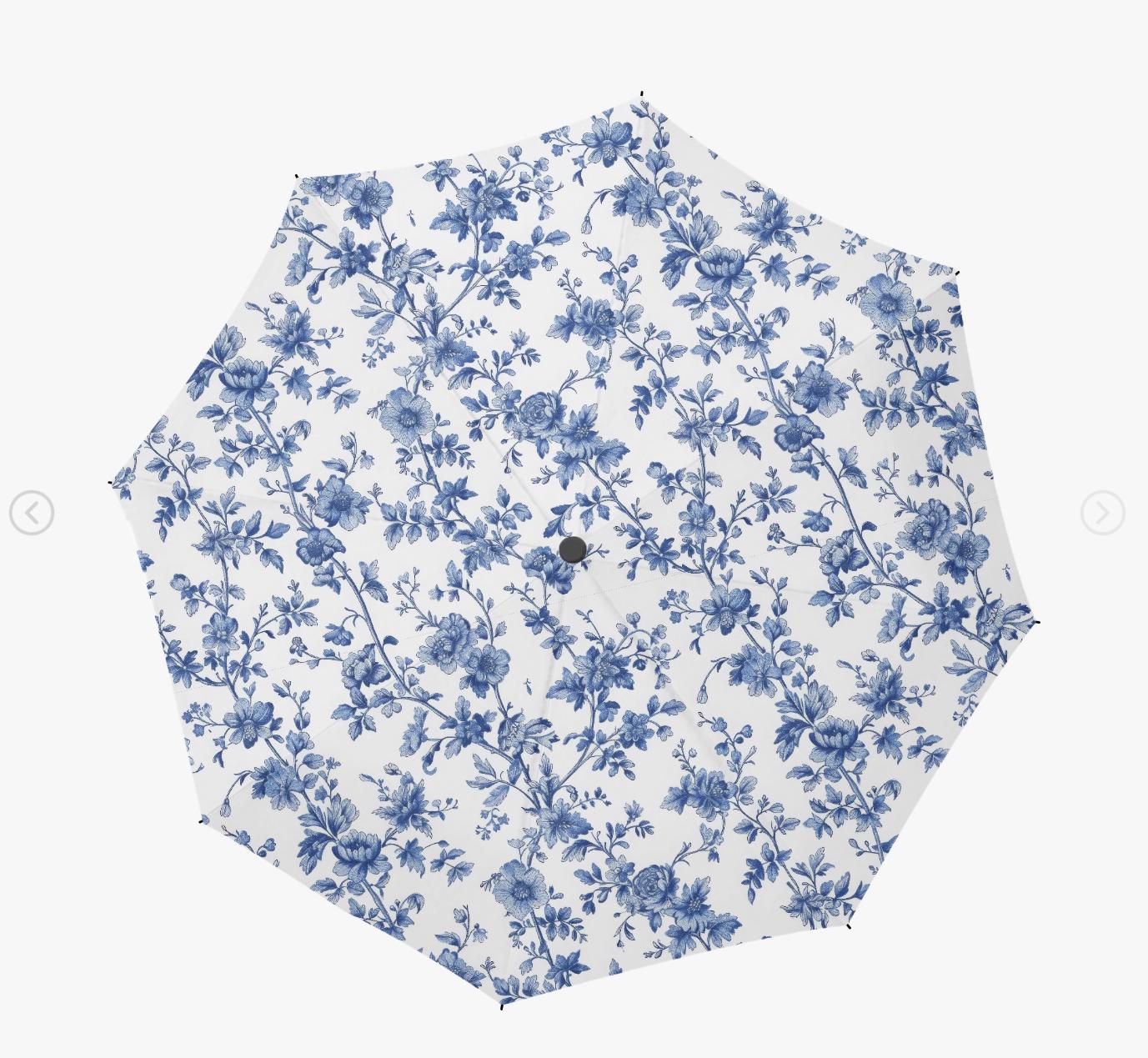 Toile De Jouy Umbrella, Mid Century Modern Rain Umbrella