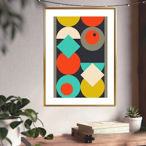 Mid-Century Modern Fine Art Poster