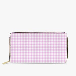 Cartera retro a cuadros de cuadros - Embrague retro groovy de cuero vegano