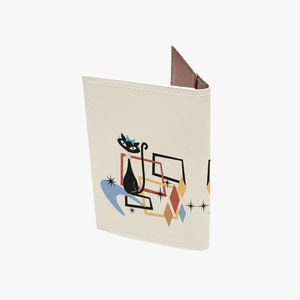 Funda para pasaporte Atomic Cat in Pearls