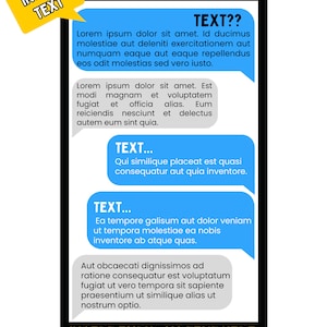 iPhone-SMS-Infografik-Vorlage | Herunterladbare PNG-Datei