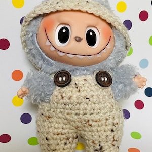 Crochet Jumper Outfit for Labubu Dolls