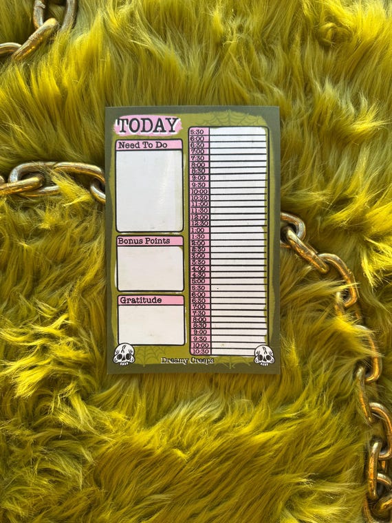 Creepy Cute Day Planner for ADHD