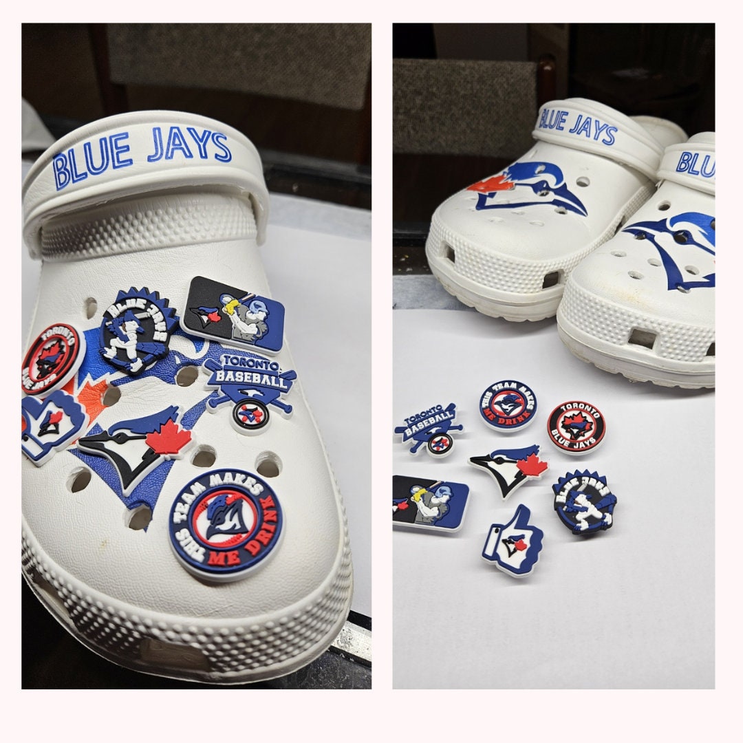 7pcs Toronto Blue Jays Baseball Team Shoe Charm, Unique Shoe Charms