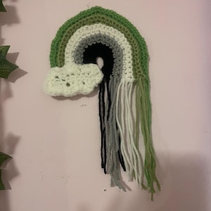 Aromantic Pride Flag Crochet Rainbow