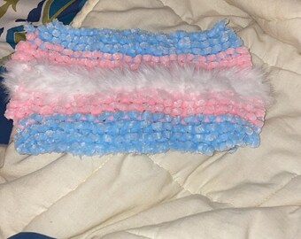 Mini Knit Transgender Pride Flag