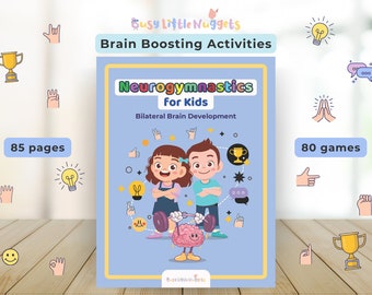 Brain Boosting Activities for Kids, Neurogymnastics Exercises (Digital Download)