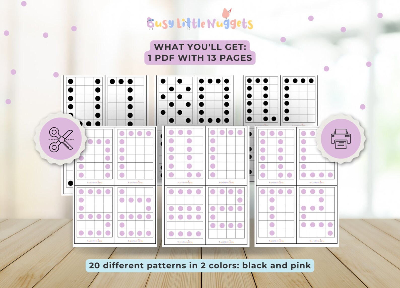 Pattern Matching Worksheet Printable