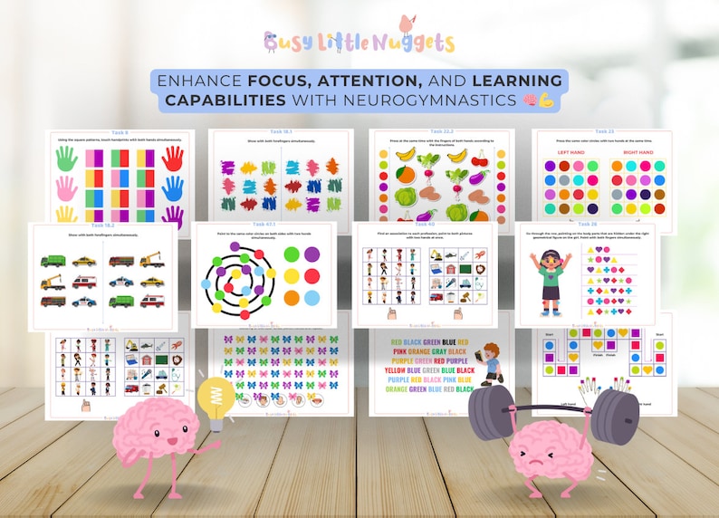 Brain Boosting Activities for Kids, Neurogymnastics Exercises (digital ...