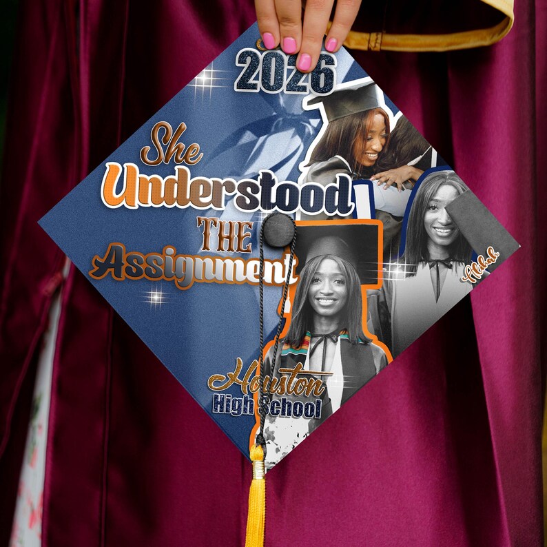 Custom Senior Graduation Cap Topper, High School Grad Cap Topper ...