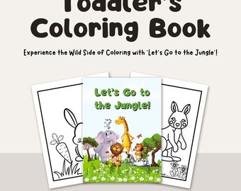 Toddler’s Coloring Book | Printable | Quiet Book