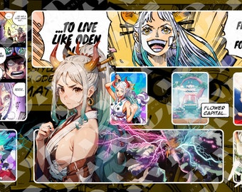 ヤマト ワンピース TCG プレイマット ステッチエッジ OP06 リーダー