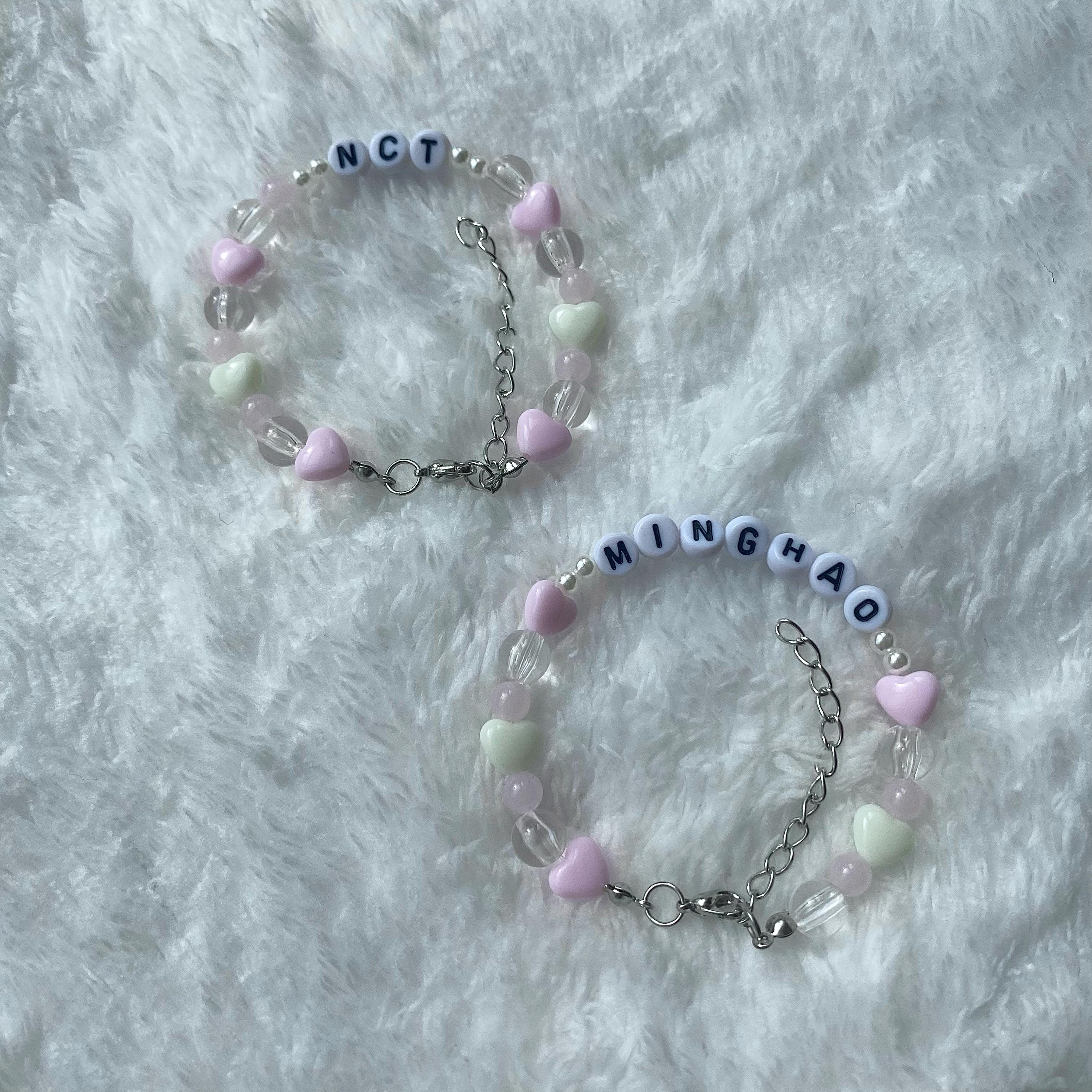 Cute Customizable Kpop Bracelets Handmade Jewelry Etsy