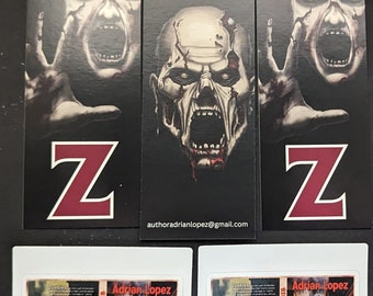 My Horror Pack (Aussortierte Lesezeichen und Sticker meiner Bücher)