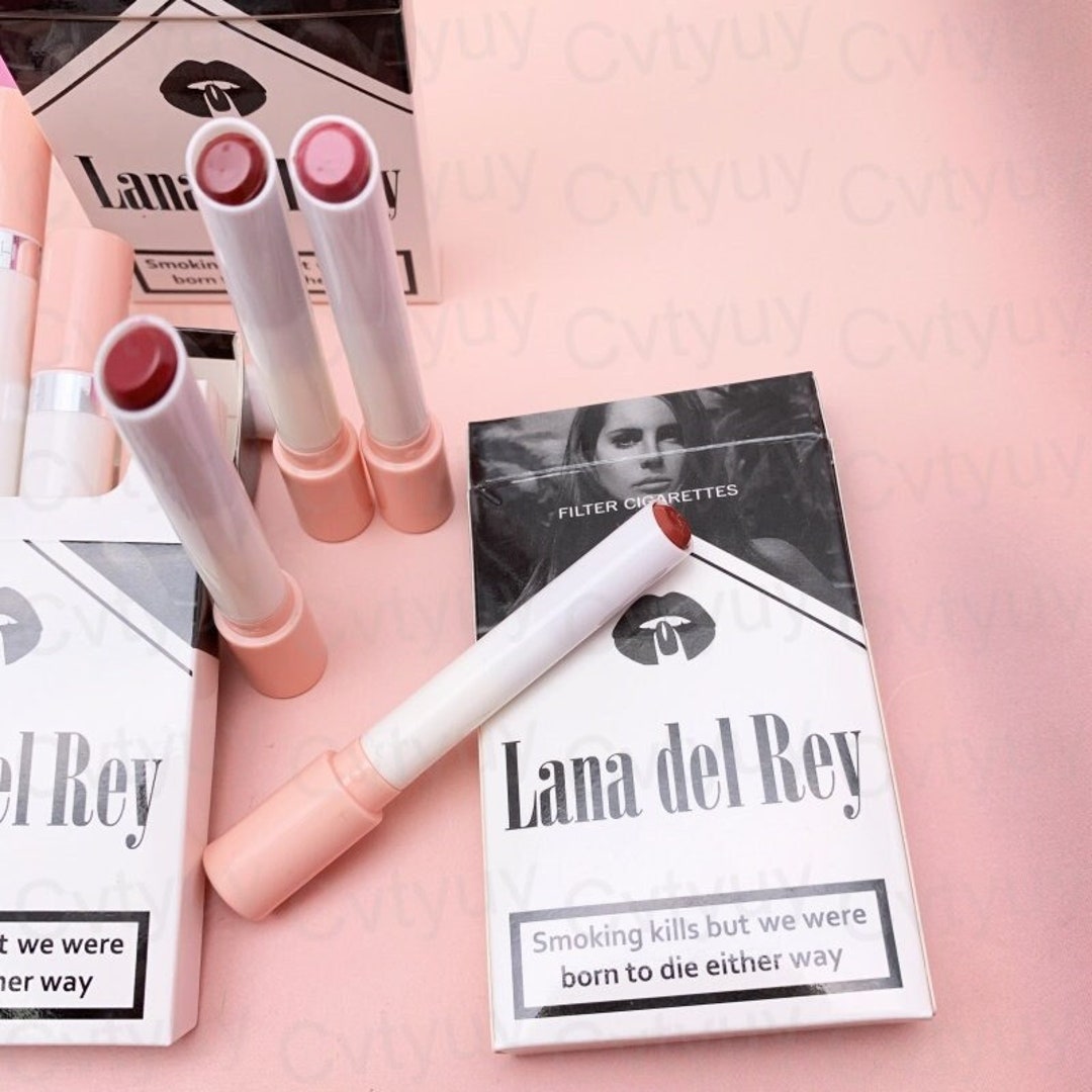 4 Color Lana Del Rey Lipsticks Set,cigarette Lipsticks Set,lana Del Rey ...