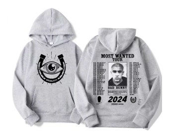 Bad Bunny 2024 Most Wanted Tour Hoodie