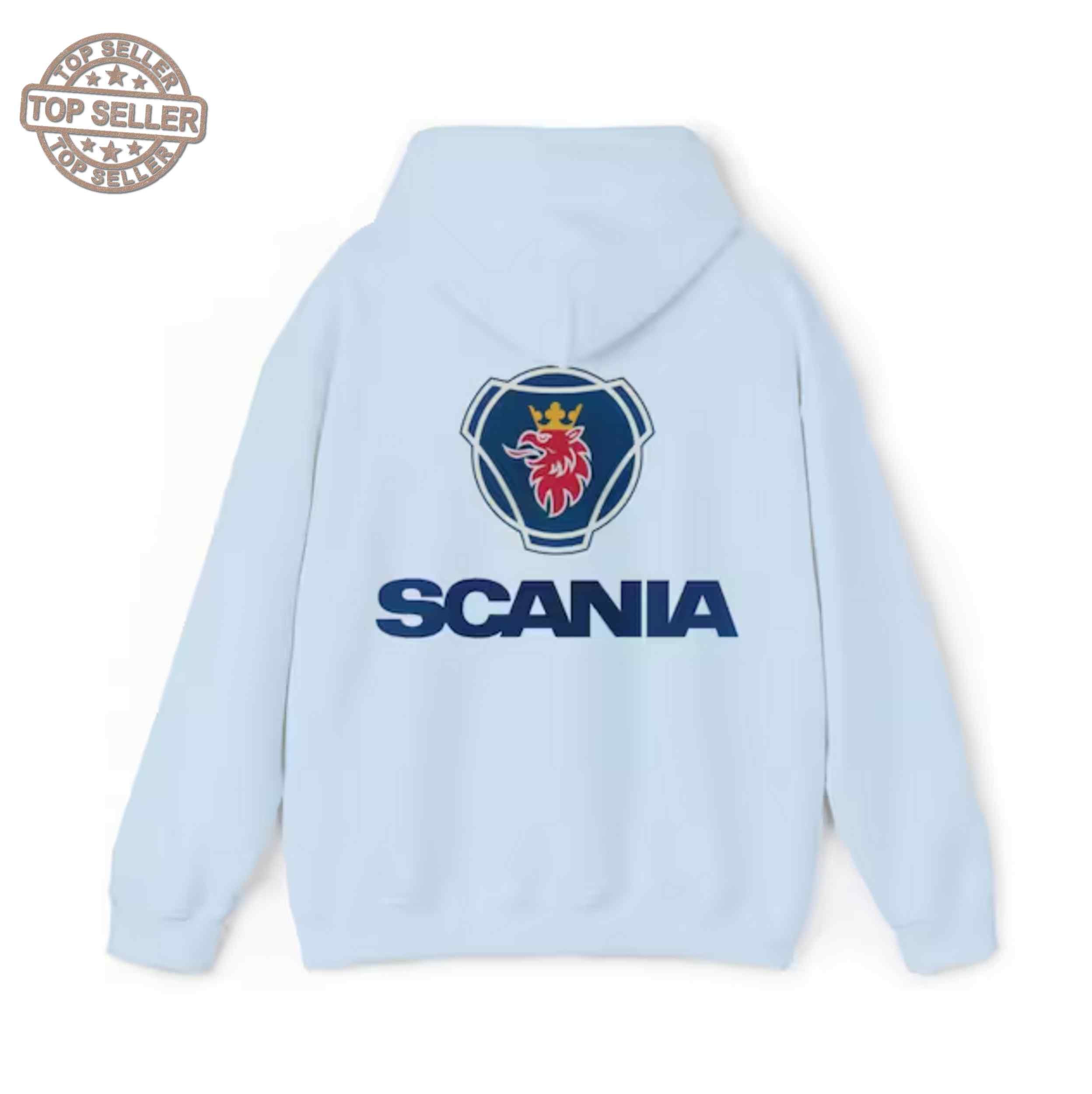 Sweat à capuche avec logo de voiture Scania imprimé pour hommes, sweat à  capuche décontracté, vêtements