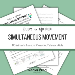 Körper und Bewegung: Tanzkurs-Unterrichtsplan für Simultanbewegung
