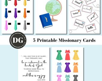 Printable Missionary Greeting Cards - Digital Download
