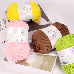 Serenity 5 COLOR 50g, Plush Yarn, Bulky Chenille Yarn, Velvet Knitting Yarn, Baby Yarn, Fluffy Yarn Yarn for Crocheting Knitting Gift