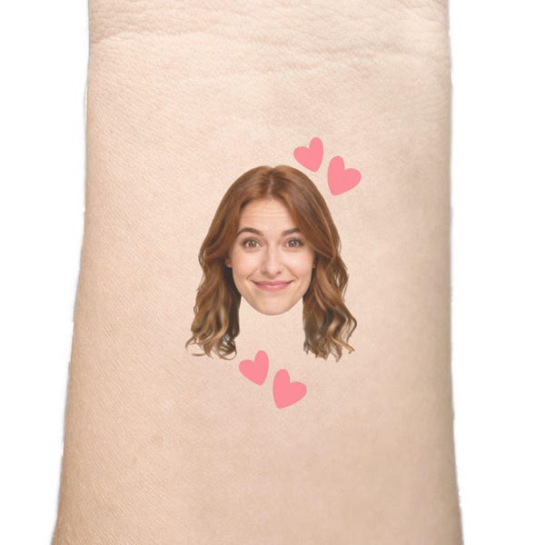 Funny Custom Face Temporary Tattoos – Bachelorette Party Favors, Personalized Tattoo