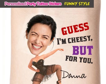 Custom Face Tattoos, Funny Party Favors for Pet & People Lovers