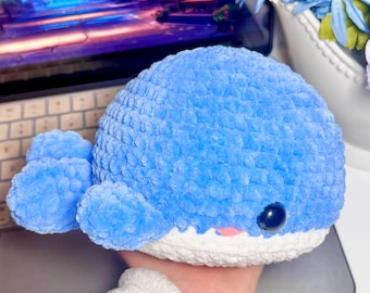 Handgemaakte gehaakte pluche walvis