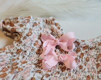 2pcs Toddler hair bow clip.