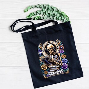 THE READER tarot card style TOTE bags
