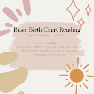 Leitura básica do mapa astral