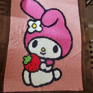 Custom Graphgan Crochet Pattern – Digital Download | Personalized Design | DIY Crochet Blanket Pattern | Pop Culture & Photo Graphgan
