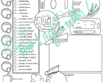 Hoja de personaje: ¡estilo chef!