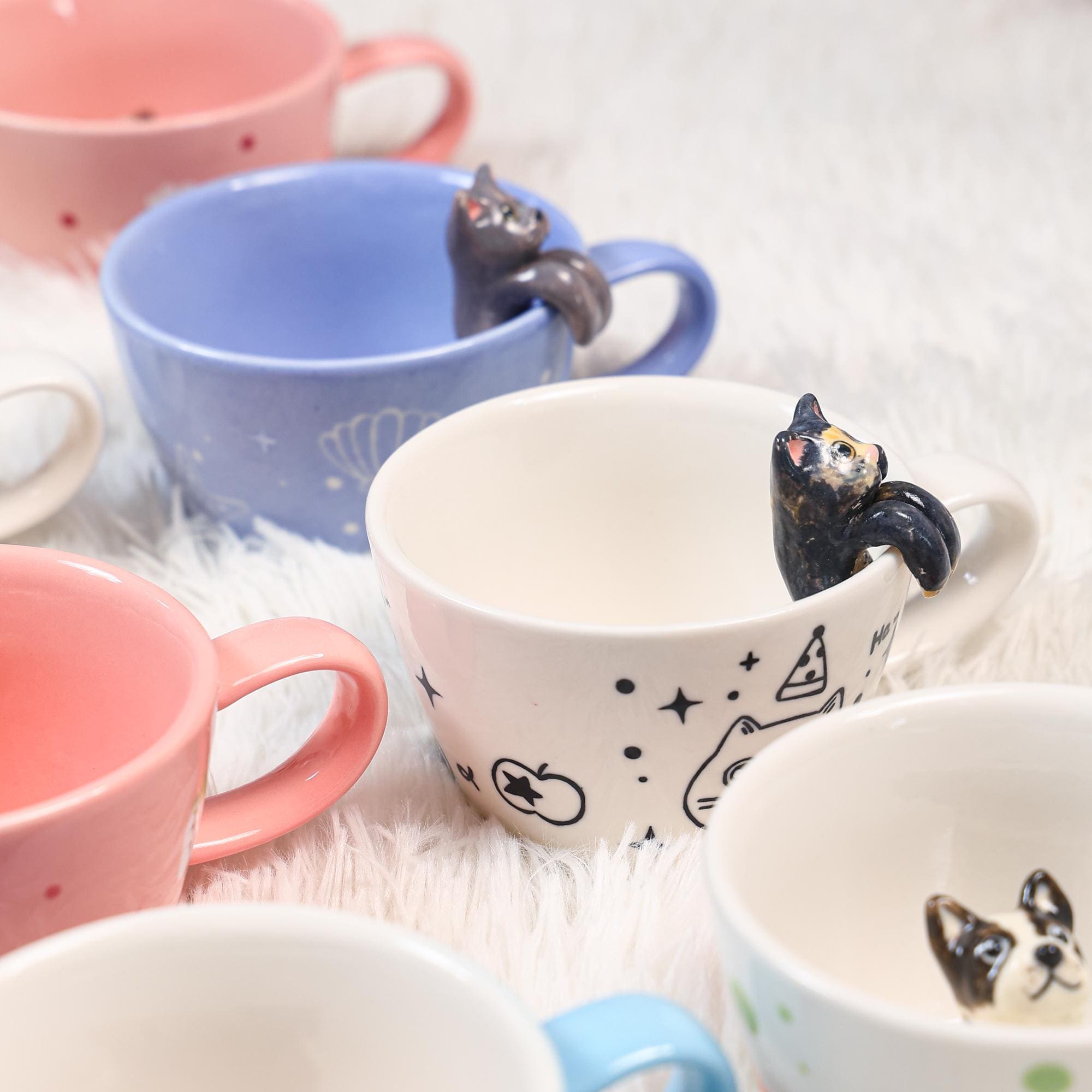 24 Designs Custom 200ml Pet Ceramic Coffee Mug Personalized Handpainted  Colorful Dog Hidden Inside Espresso Mug Pet Lover Housewarming Gift - Etsy