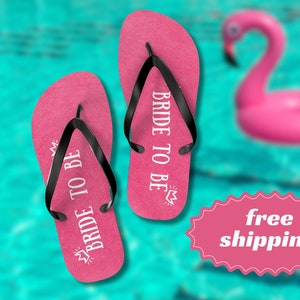 Personalised Light Blue Hen Party Flip Flops Etsy Canada