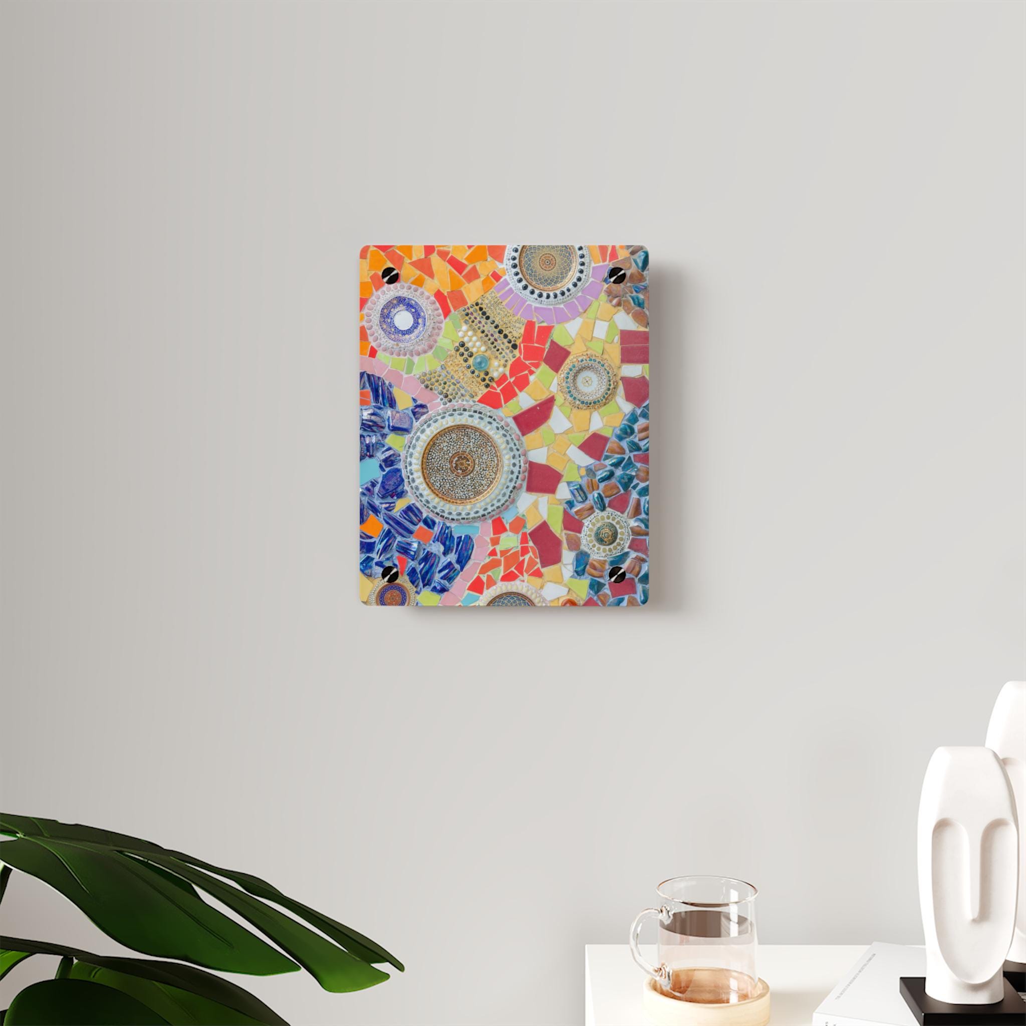Barcelona Mosaic Art, Barcelona Tiles Print Art for the Wall, Spain ...
