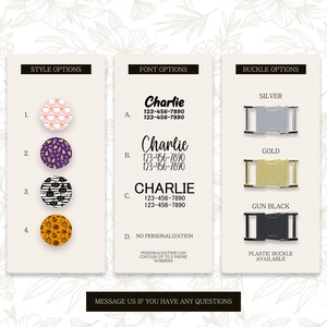 May include: A customizable phone charm with a variety of Halloween-themed designs. Choose from four different styles, including ghosts, candy corn, black cats, and pumpkins.  You can also personalize the charm with a name and phone number in three different font styles.  The charm comes with a choice of silver, gold, gun black, or plastic buckle.