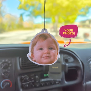 Custom Air Freshener, Personalized Photo Air Freshener, Cute Car Accessories, Photo Freshener, Car Freshies, Custom Gift, Personalized Gift