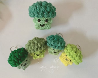 Crochet keychain Baby Broccoli