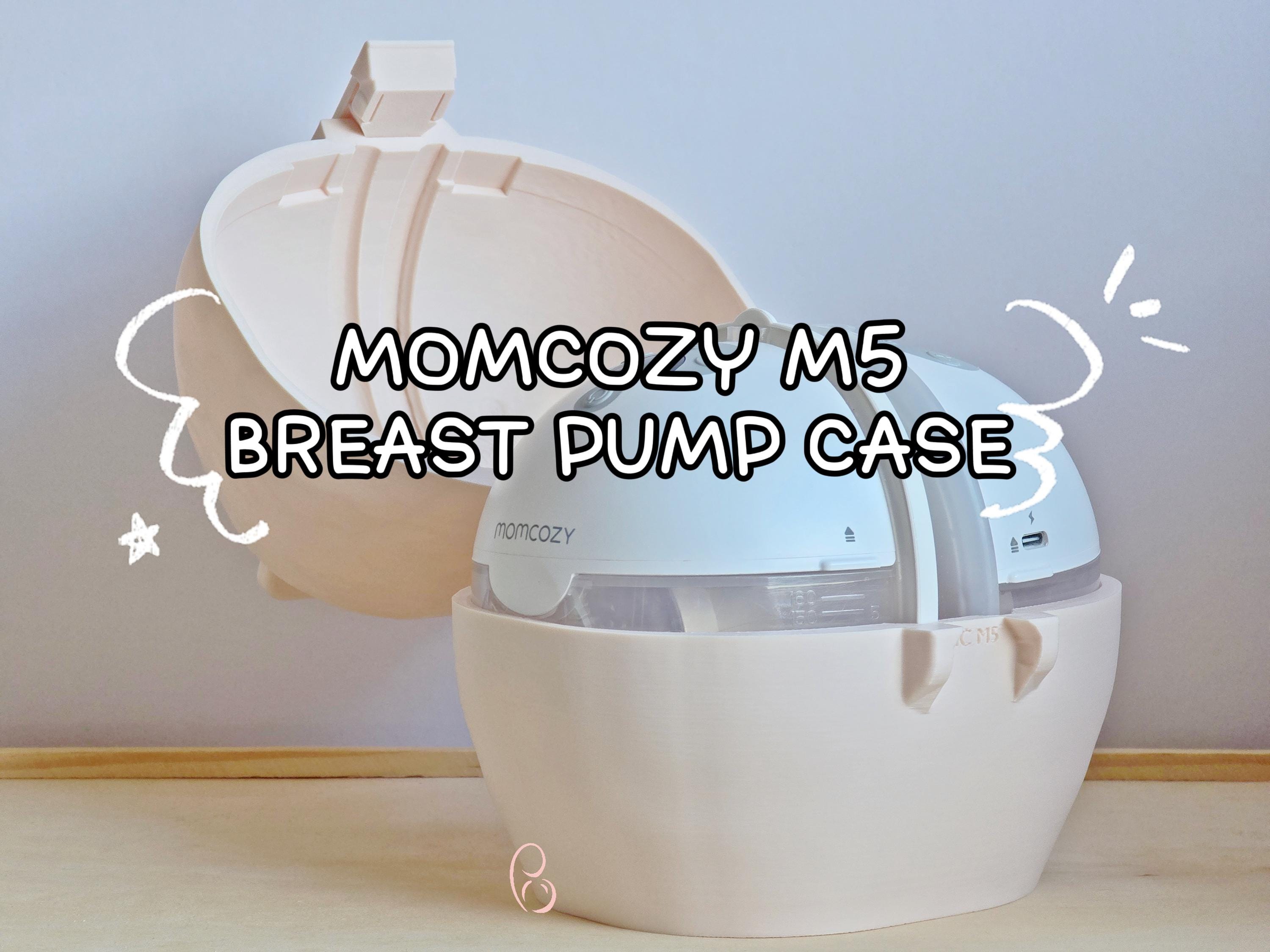 Momcozy M5 Breast Pump Holder | Compact Fridge Storage for Pumping