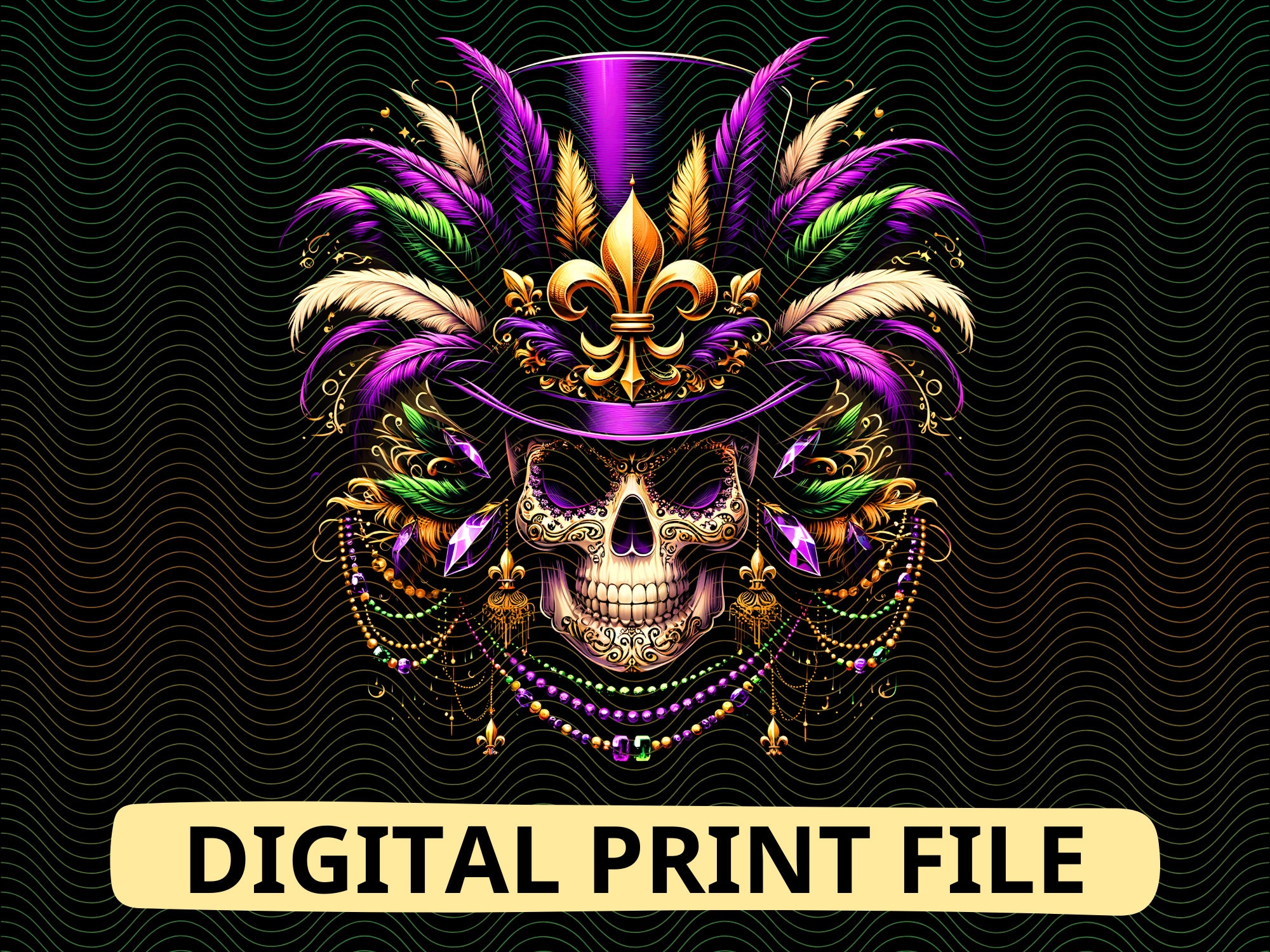 skull mardi gras mask mens