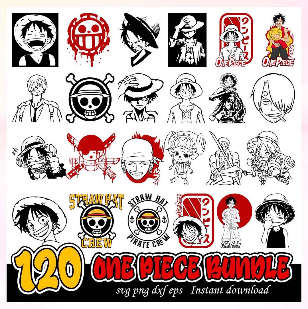 Anime Files Svg Bundle Layered Design Vector Files SVG for Cricut PNG ...