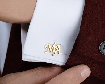 Custom Cufflinks Groomsmen Gift Engraved Cufflinks Best Man Proposal Gold Cufflink Father of the bride Personalized Cuff links Gift for him
