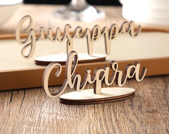 Personalized Wedding Place Cards with Stand Customized Name Tags Custom Name Cards Seating Card Wedding Name Signs Custom Wedding Drink Tags