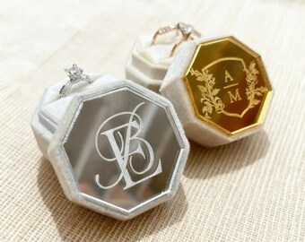 Custom Jewelry Storage Organizer for Women, Box with Slots, Women Velvet Jewelry Organizer, Gift for Her, Small Jewelry Box, Christmas Box