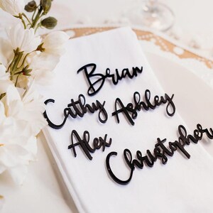 20 pezzi Etichette personalizzate per nomi di nozze Segnaposto per tavolo da matrimonio Segnaposto personalizzato Decorazione per tavolo da matrimonio Segnaposto per tavolo Nome dell'ospite Segnaposto per tavolo