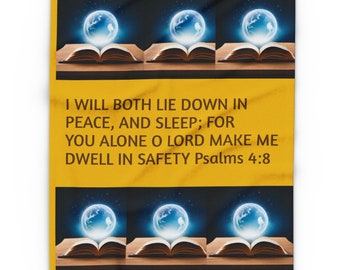 Inspirational Bible Verse Blanket