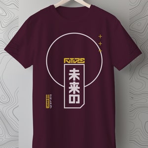 Japan Tshirt: Cyberpunk Streetwear with Japanese Kanji, Harajuku Aesthetic, Warcore, Darkwear, 2077 Grunge - Unisex Techwear edgerunners