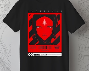 C'est la faute ! T-shirt : streetwear cyberpunk techwear avec kanji japonais Warcore darkwear harajuku esthétique, 2077 grunge - mode unisexe rave edm