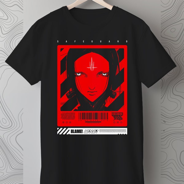 Ohnmacht! T-Shirt: Cyberpunk Techwear Streetwear mit japanischem Kanji Warcore Darkwear Harajuku Aesthetic, 2077 Grunge - Unisex Fashion rave edm